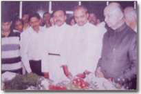 Smt. Y. S. Jayamma's demise visited by the then Governor Sushil Kumar Shinde